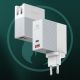 LDNIO Kućni punjač A2620C 65W Type-C na Type-C, bela - P1141