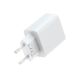 SUPERIOR Kućni punjač SU-4500 45W Type C na Type C 5A, bela - EP2858978