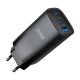 COMICELL SUPERIOR Punjač CO-6501L 65W GaN Fast PD + USB, crna - P1207