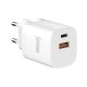 COMICELL SUPERIOR Punjač CO-3002ACL Fast PD Type C + USB 33W 3A, bela - P1208