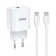 SUPERIOR Kućni punjač SU-P102 20W USB A+Type C sa Type C na Type C kablom, bela - P1224