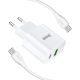 SUPERIOR Kućni punjač SU-P102 20W USB A+Type C sa Type C na Type C kablom, bela - P1224