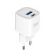 SUPERIOR Kućni punjač SU-P104 30W GaN USB A+Type C, bela - P1225
