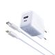 MOXOM Kućni punjač MX-HC206 18W FAST Type C na lightning, plava - P1256