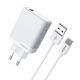 Kucni punjac Moxom MX-HC292 USB type C na lightning 18W beli - EP3096262