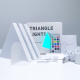 Panelne LED lampe trouglaste BL-10 (6 kom sa daljinskim+touch) bele - 051884-1