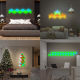 Panelne LED lampe trouglaste BL-11 (6 kom sa mobile APP) bele - 051885