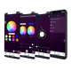 Panelne LED lampe trouglaste BL-11 (6 kom sa mobile APP) bele - 051885