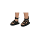 PAOLA REINA Crne sandale za lutke od 32 cm - 63207
