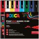 Uni marker set Posca PC-5M 8/1 Brush osnovne boje - 76276-1