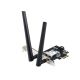 ASUS Mrežna kartica PCE-BE6500 WiFi 7/PCI-E /6GHz band, 4096-QAM/BT5.4, WPA3/2 antene - EP2632327