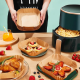 ZOTRIX Četvrtasti pek papir za Air Fryer i tepsije 20 cm - n7551