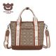 HENNY BEAR Tašna damska H-1140 brown bear 28.5x14x23.5 - EP2197558