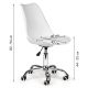 BOLZZ Pisa set 4 stolice white - BOLPISCHAWHITS