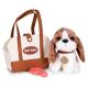 ECO TOYS Plišana igračka za decu, štene beogle, torba + četka za negu - EP2749337