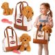 ECO TOYS Plišana igračka za decu, štene brown poodle, torba + četka za negu - EP2752021