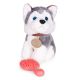 ECO TOYS Plišana igračka za decu, štene husky, torba + četka za negu - EP2749340