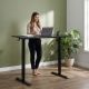 MODERNHOME Podesivi electric sto 120x60 cm podesavanje visine 72–117 cm black - EP2828256