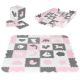 ECO TOYS Podne puzzle sa ogradicom Dry pool, 36 delova - ECOEVA013