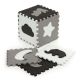 ECO TOYS Podne puzzle sa ogradom Grey&White, 25 delova - ECOEVA007