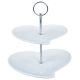 VILDE Porcelanski stalak na 2 sprata za serviranje 122936 - POL000026A00000