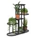 MODERNHOME Polica za cveće 5 nivoa crna - EP2828241