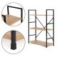 MODERNHOME Polica za knjige loft 3 - CWJ602480LGO