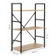 MODERNHOME Polica za knjige loft 3 - CWJ602480LGO