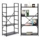 MODERNHOME Polica za knjige loft 4 black - CWJ6024112LG-B