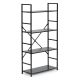 MODERNHOME Polica za knjige loft 4 black - CWJ6024112LG-B