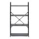 MODERNHOME Polica za knjige loft 4 black - CWJ6024112LG-B