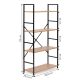 MODERNHOME Polica za knjige loft 4 wild oak - CWJ6024112LG-WO