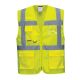 PORTWEST Mrežasti prsluk sa džepovima C376, fluorescentno žuta - 60733
