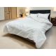VIKTORIJA Posteljina Saten GLAT Bela boja 200x220cm - VLK000467-satenbela