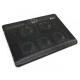 Postolje cooler za laptop MIKUSO NCP-075 (360x260x24mm)crni - 611486