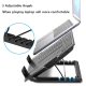 Postolje cooler za laptop MIKUSO NCP-235 (370x265x55mm) (blue-led) 17inch crni - 611484