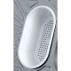 METALAC Sudopera inox jednodelna sa pomoćnim koritom Luna flex 1.5D ,fi 90 - 123326