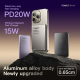 Power Bank Mag Charger 5000mAh PD20W+15W titanium natural - 615044