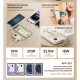 Power bank prenosiva baterija Magsafe REMAX Lecho Series RPP-527 PD 20W + QC 22.5W Fast Charging 10000mAh beli - 215569