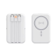 Power Bank MagSafe sa držačem za telefon 5000 mAh beli - 617063