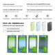 Power bank prenosiva baterija REMAX FCP-25 Fast Charging 22.5W(teleskopski kabl) Type-C 10000mAh beli - 222623