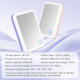 Power Bank Rainbow 5000 mAh bezicno punjenje sa RGB ogledalom - 616974