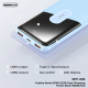 Power Bank Remax Yadrea Series RPP-666 20W+22.5W PD+QC Fast Charging 10000mAh ljubičasta - 613861