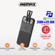 Power bank prenosiva baterija REMAX Stervui Series RPP-619 PD 20W+ QC 22.5W 10000mAh crni - 217163