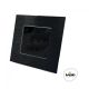 Wise Prekidač za zvono - aluminijumski panel crni - PMK000170A00000
