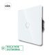 Wise Wise prekidač na dodir - 1 taster, stakleni panel beli SWP001 - PMK000039A00000