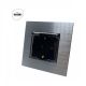 Wise Utičnica sa zaštitnim poklopcem 16a aluminijumski panel srebrno crni - PMK000110A00000