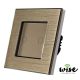 Wise Wise naizmenični prekidač, 2 tastera- aluminijumski panel - PMK000217A00000