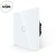 Wise Wise prekidac na dodir - 1 taster, stakleni panel crni SWP003 - PMK000041A00000
