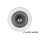 CRYSTAL WATER PREMIUM Tuš glava, min.pritisak 0,5 bar,ušteda vode do 67%,H2Q sistem ,hrom, ø10cm - R0020-1